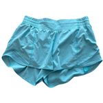 Lululemon  10 blue hotty hot running speed shorts Photo 2