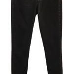 joe's jeans Coated Black Denim Stretch Mid Rise Skinny Ankle Jeans Size 25 Photo 0