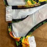 ZARA Yellow and Black Floral Halter Bodysuit NWT Size Medium Photo 7