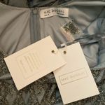 Mac Duggal 5434 Short Sleeve Beaded A-line Tea Length Dress Photo 14