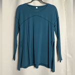 Lululemon Hit Unwind Long Sleeve Shirt in Tomic Teal 4 Photo 3