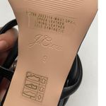 J.Crew Black Lucie Slingback Block Heel Sandals Women's Size 9 Photo 6