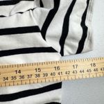 Uniqlo Striped Bra Tee Shirt Women Size L Black White Cotton Spandex OLDSTOCK Photo 3
