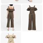 Banana Republic BNWT  twill off shoulder jumpsuit size 6 tan Photo 1