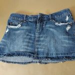 Celebrity Pink Distressed Denim Mini Skirt 3 Flaws Crafting/Upcycling Distressed Photo 0
