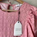 English Factory NEW  Dress‎ Pink Penelope Puff Sleeve Drop Waist Mini Dress Sz XS Photo 6