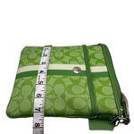 Coach  Green Coated Canvas Crossbody Photo 7
