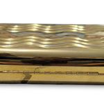 ADG Fashion Imports Vintage Clutch - Vintage Purse Gold Tone Metal Clutch Purse Photo 1