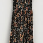 Candalite Vintage Women Dark Floral Whimsigoth Midi Dress Small Fairy Grunge Photo 0