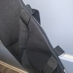 Disney  Mickey Mouse Black And White Striped Tote Bag Zip Closure 15X12X4.5 Photo 4