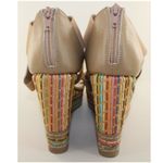 Charles David  Letti Camel Strappy Wedge Sandals 10 Photo 5