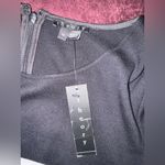 Theory  Two-Tone Black and Gray Mini Skirt Photo 6