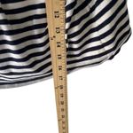 J.Crew Size Medium Bow Tie White Navy Blue Tank Top‎ Blouse Photo 7