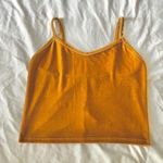 honey yellow velvet tank top Gold Size M Photo 0