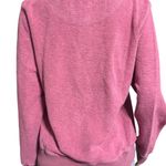 Pulp Women's Long Sleeve Henley Terry Cloth dusty rose Half Zip sweater M Red Size M Photo 5