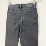 Madewell  Classic Straight Jeans in Lunar Wash Black Size 26 Petite Photo 6
