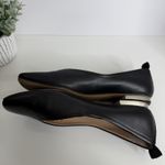 Franco Sarto  Women's Ailee Square Toe Black Leather Flats Loafers 8.5M Workwear Photo 8