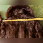 Sable fur coat with a brand new lining size 8 Brown Photo 8