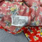 Xhilaration  XS‎ Orange Multicolored Floral Mini Dress Strapless Zip Top Cotton Photo 5