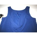 Womens NWT $600 Worth New York 10 Dress Dark Blue USA Blueberry Low Back Crepe Photo 4