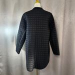 Athleta  Quilted Bomber Jacket Black Zipper Pockets Long Sleeve XL Photo 5