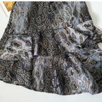 Vince Camuto Metallic Cheetah Asymmetrical Layered Hem Jacquard Sheath Dress 2 Photo 4