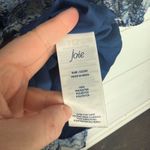 Joie  Women’s XXL Blue Paisley Patterned Midi Chiffon Dress Photo 3