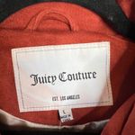 Juicy Couture  Fringed Trucker Jacket Size L Rust Faux Suede Western Boho NWT Photo 2