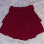 Hayden Red Ruffle Skirt Photo 0