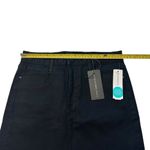 Just Black Just‎ Black Size M Tatiana A-Line Denim Mini Skirt Black Frayed Stitch Fix NWT Photo 10