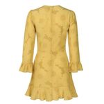 Realisation Par The Mary Jane Tiered Mini Dress Sunflower Yellow Women's Size XS Photo 3