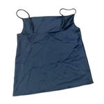 Ro & De  navy blue high neck satin tank size XS Photo 5