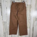 Pact Cropped Chino Pants XS | Light Brown | Organic Cotton | Elastic | MSRP $68 Photo 2