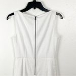 T Tahari Maylin White Lined Sleeveless Exposed Back Zipper Dress, Size 2 Photo 12