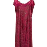 Betsey Johnson Vintage  Pink Feminine Dainty Metallic Lace Tulle Slip Dress Sz 2 Photo 1