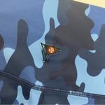 Addison Bay High Rise Cropped Active Leggings: Navy Blue Camo Camouflage Photo 4