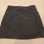 Forever 21  Black White Houndstooth Cotton Women Mini Skirt Size Small Photo 1