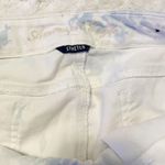 American Eagle Stretch Floral White Jeggings Photo 4