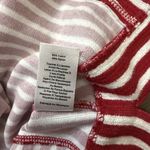 Talbots T By Terry Cloth Striped 3/4 Sleeve Sweatshirt Sweater SMALL Photo 4