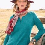 Sundance Homestead Henley Silk Blend Teal Blue Sweater Size PXXS NWOT Photo 0