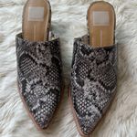 Dolce Vita Snakeskin Booties Open Heel Women's 6 Photo 0