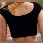 Free People Get Ripped Tee XS/S NWOT Black Photo 2