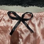 Elegant Black and Pink Lace Sleepwear Set Size M Photo 6
