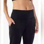 Sofia Vergara  Womens Cropped Joggers Size S 4-6 Black Nylon Spandex Pockets New Photo 1