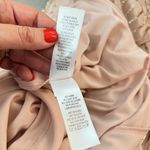 Adrianna Papell  NWT Pink Gold Spaghetti Strap Sequin Mesh Blouson Gown Size 18 Photo 12