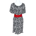 BCBG MaxAzria Black White Shift Dress Size XS Photo 2