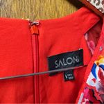 Saloni Cece Sleeveless Ruffle Silk Tiered Floral Print Red Mini Dress 2 Photo 10