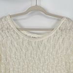 POL  Women's Ivory Textured Loose Knit High Low Hem Pullover Sweater‎ Size Medium Photo 6