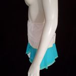 Lucky in Love White & Blue Skort (L) Blue Size L Photo 2