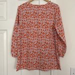 Mario Serrani  pink and red floral tunic top. Photo 1